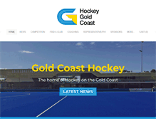 Tablet Screenshot of goldcoasthockey.com